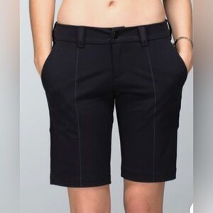 Lululemon Women’s Club Shorts Golf Black Sz 4